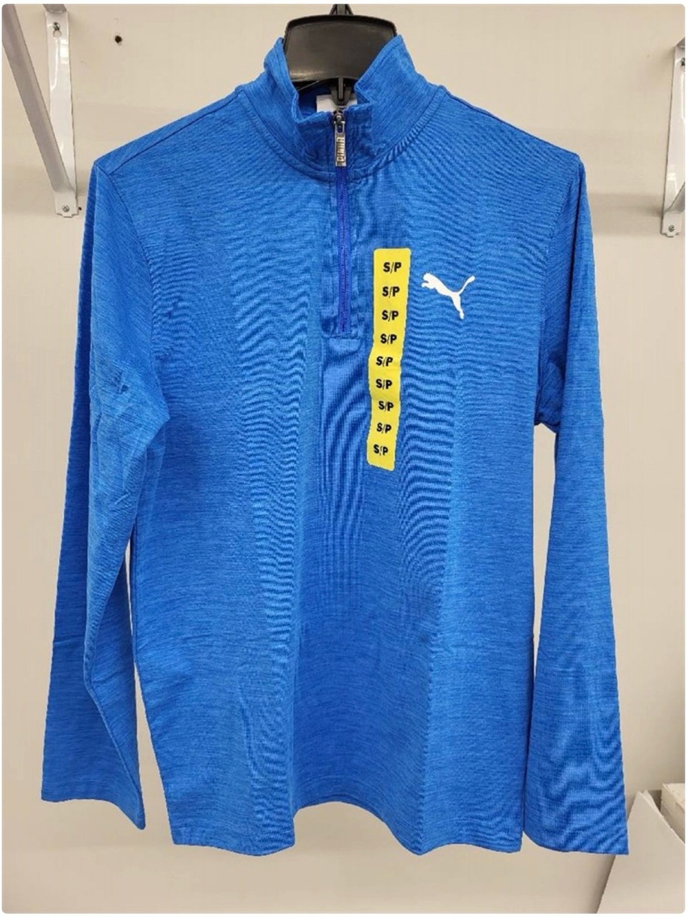Puma Royal Blue Half-Zip Performance Top